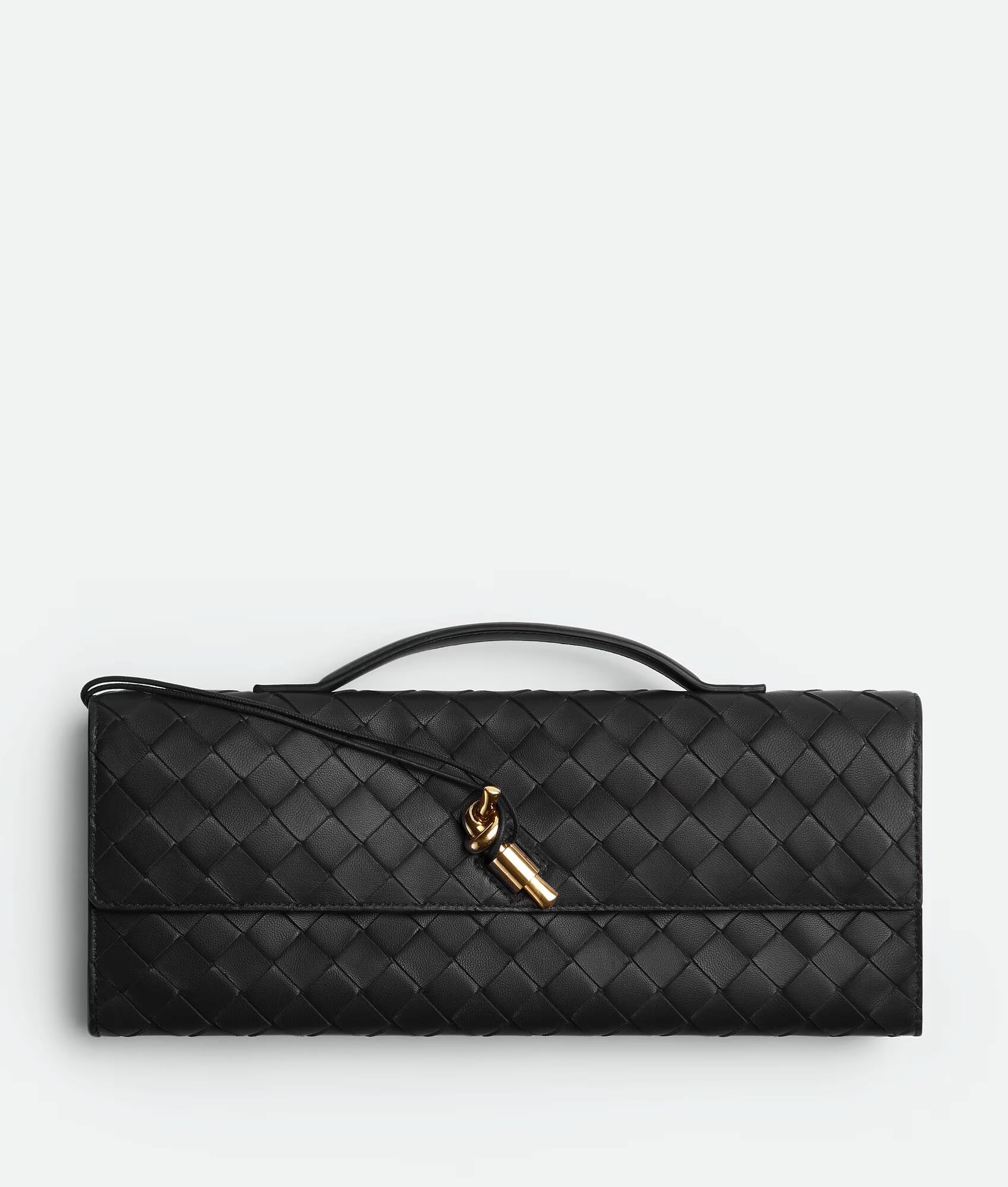 Andiamo Clutch in Black, $3200 (approximately P182,238.40), BOTTEGA VENETA, bottegaveneta.com